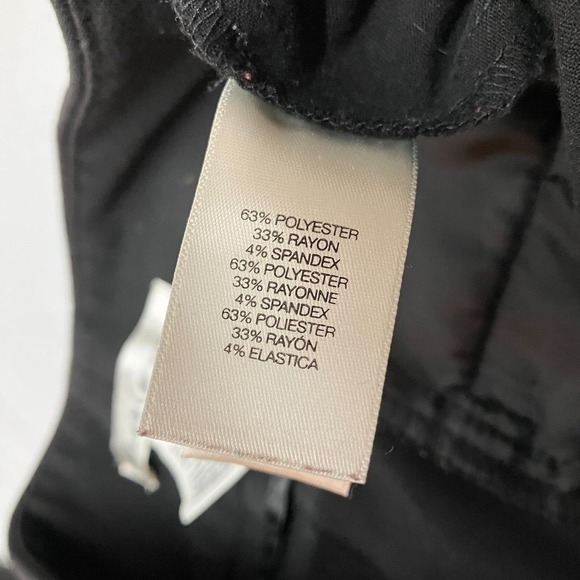 Kenneth‎ Cole New York Womens Black Dress Pants Stretch Size 4 Short 29" inseam - Picture 5 of 7